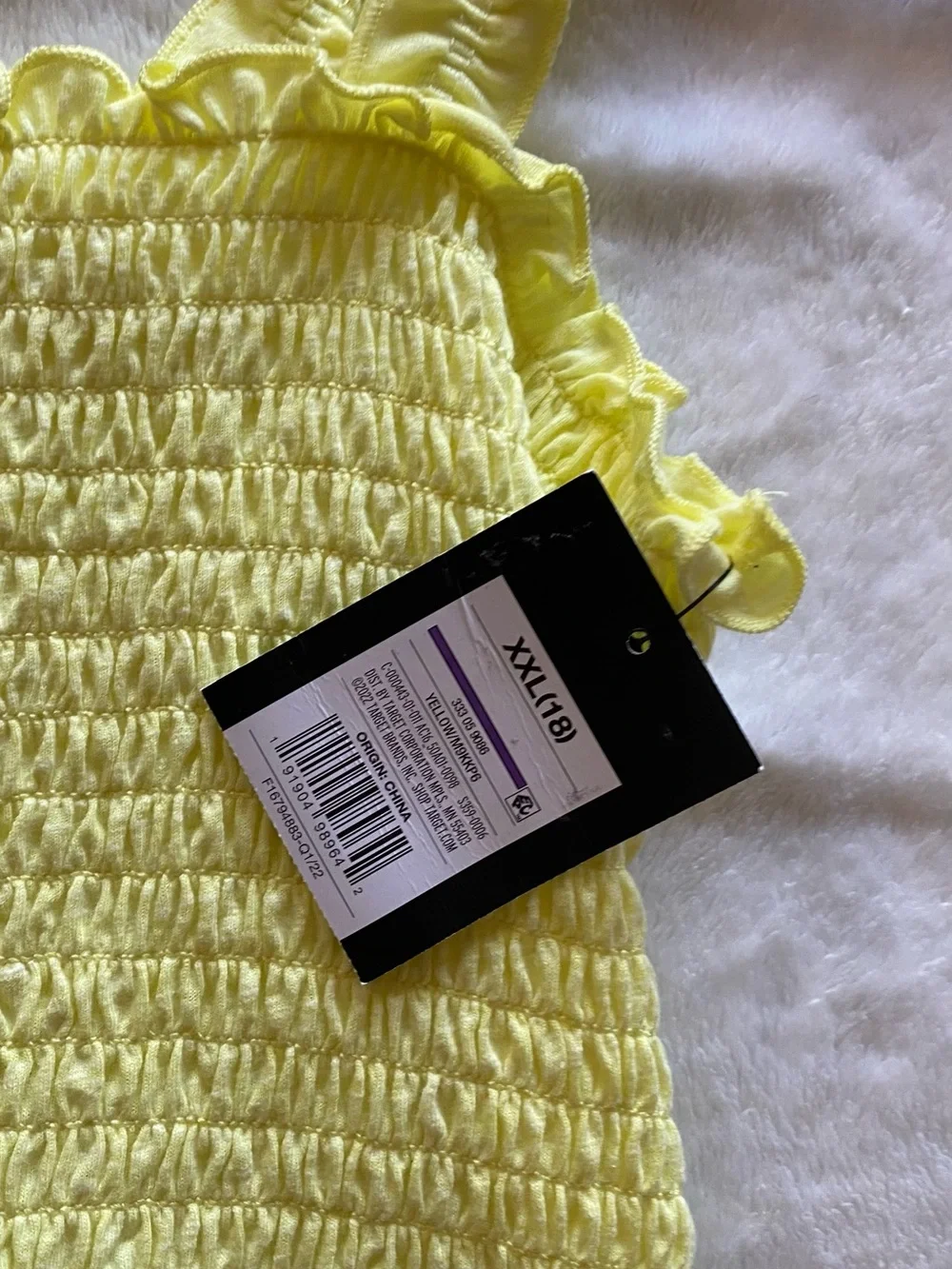 Justice smocked knit